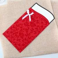 Pocket Invitation Card Customized Embossing Greeting Card 