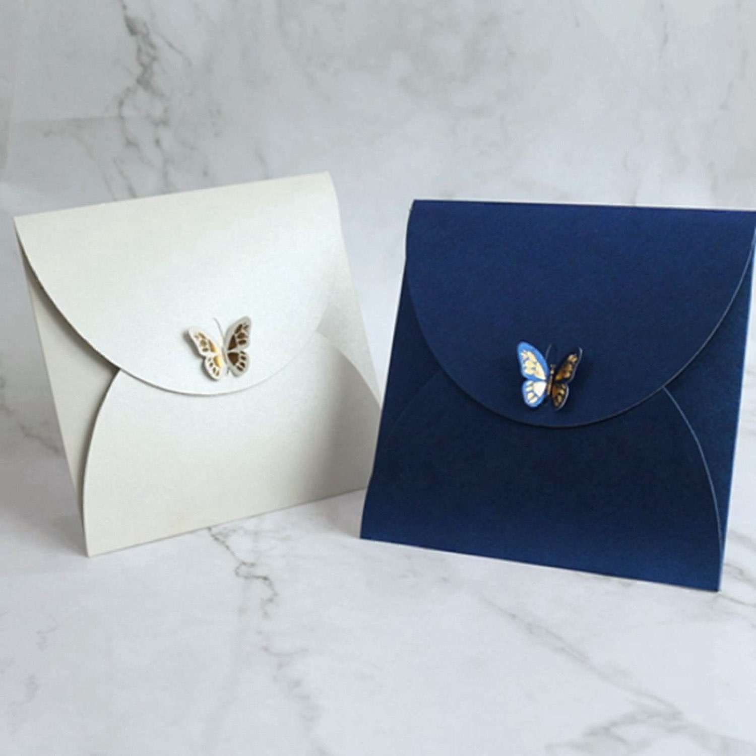 Business Invitation Card Customized 3D Small Butterfly Invitation Wedding Card 