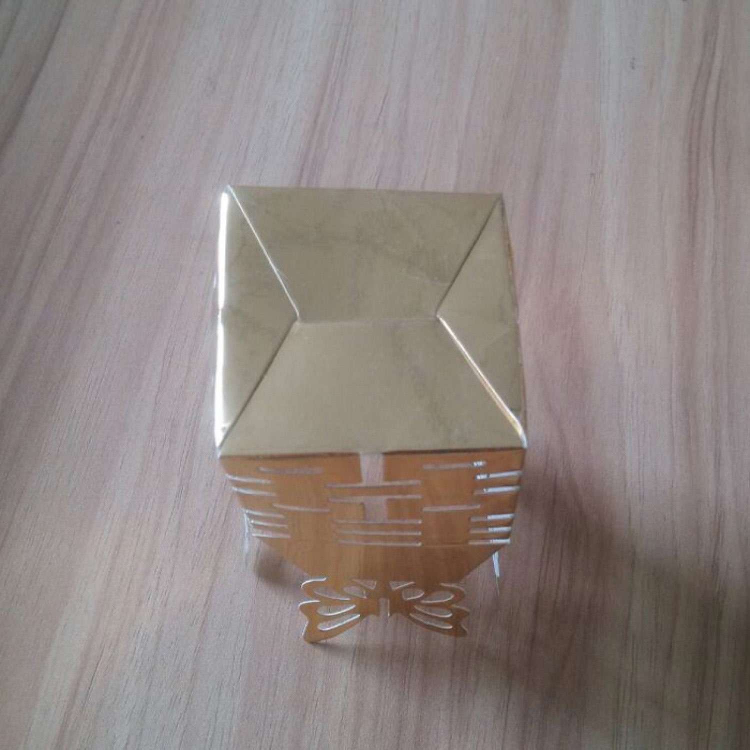 Chinese Style Wedding Box Laser Cut Paper Candy Box Customized