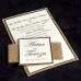 Glitter Invitation Card Wedding Card Customized Invitation with Paper Tape