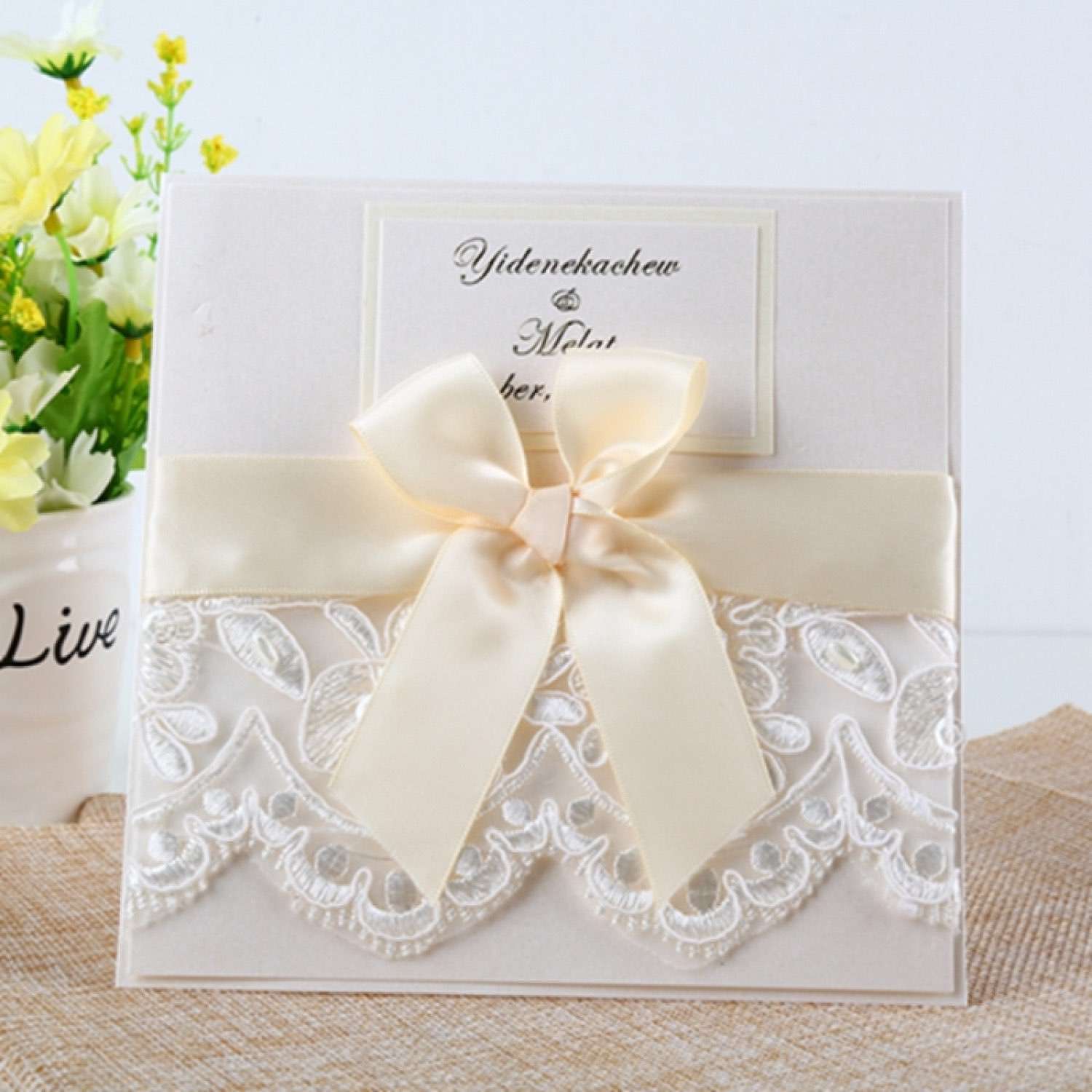 Invitation Card Customized Decoration Latest Wedding Invitation Made in China