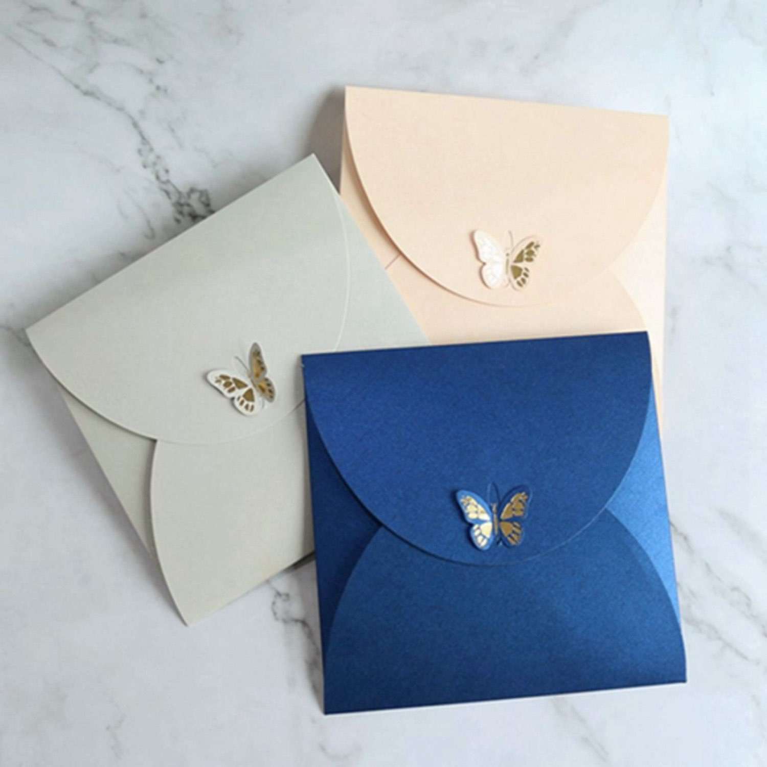Business Invitation Card Customized 3D Small Butterfly Invitation Wedding Card