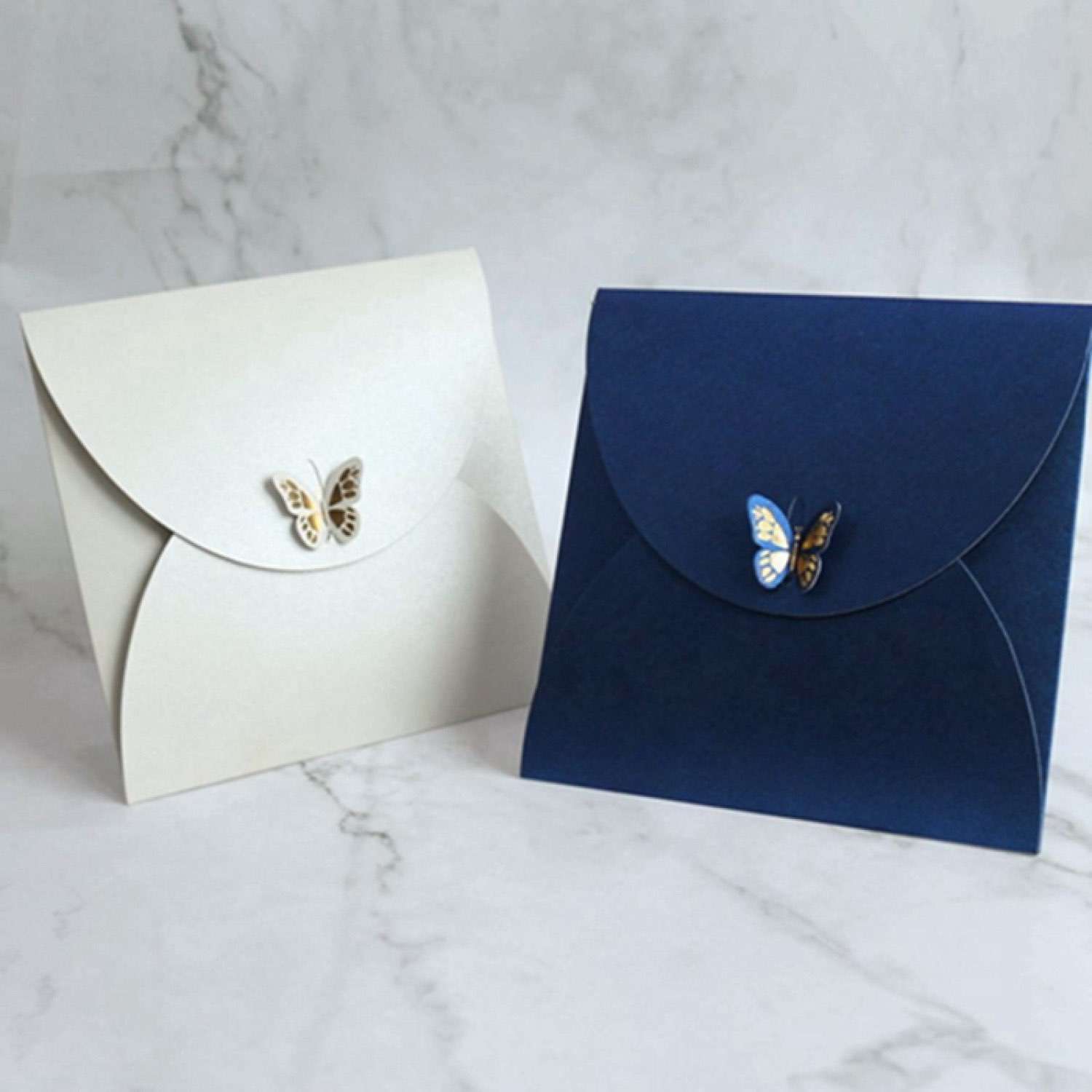 Business Invitation Card Customized 3D Small Butterfly Invitation Wedding Card