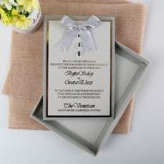 Invitation Card with Hardcover Box Slap-up Wedding Invitation Card Customized 