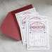 Nostalgic Wedding Invitation Card Chinese Style Customized 