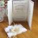 Handmade Invitation Card Lace Wedding Card Customized Foil Printing Greeting Card Rectangle