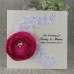 Handmade Wedding Invitation Customized Party Invitation with Ribbon Flower