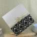 Black Flocked Invitation Card with Buckle Decoration Greeting Card Customized