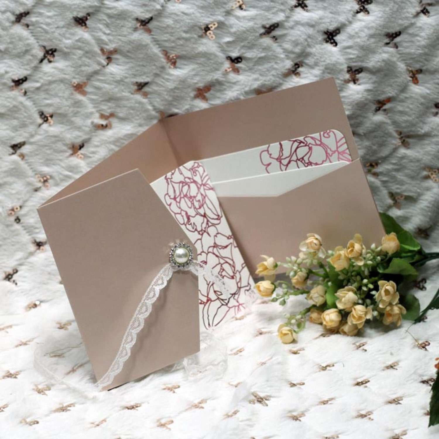 Customized Invitation Card Exclusive Thank You Card Wedding Invitation Made in China