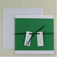 Green Greeting Card Merry Christmas Simple Invitation Card