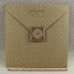 Gold Invitation Card Wedding Invitation Customized Square Card Half Fold