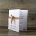 Half Fold Lace Invitation Card Wedding Card Customized Simple Style
