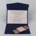 Dark Blue Business Card with Glitter Paper Tape Foiling Card Personalized Custom