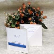 Z Fold Invitation Wedding Card Customized Elegant Invitation Card 