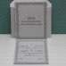 Silver Lace Greeting Card with Envelope Wedding Invitation Card Personalized Custom 