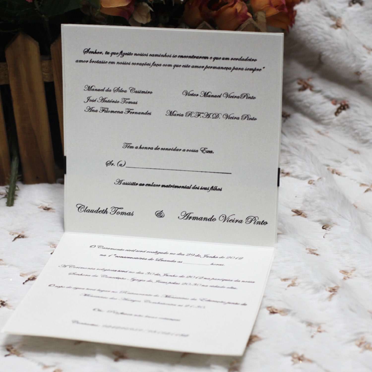 Half Fold Invitation Card Printing Customized Wedding Invites Reception Cards