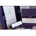 Purple Wedding Supplies Marriage Invitation Card Customized 