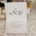 Lace Decoration Wedding Invitation Card Half Fold Invitation Printing Customized 
