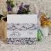 Lace Decoration Wedding Invitation Card Half Fold Invitation Printing Customized 