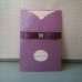 Purple Wedding Card Customized Pocket Invitation Rectangle