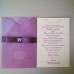 Purple Wedding Card Customized Pocket Invitation Rectangle