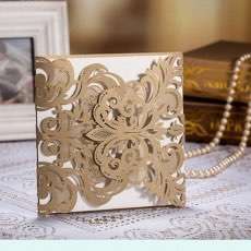 Beautiful Spanish Style Laser Cut Wedding Invitations Design