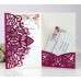 Golden Bussiness Card Laser Wedding Card 