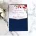 Pocket Invitation With Envelope Laser Cut Paper Modern Invitation Card