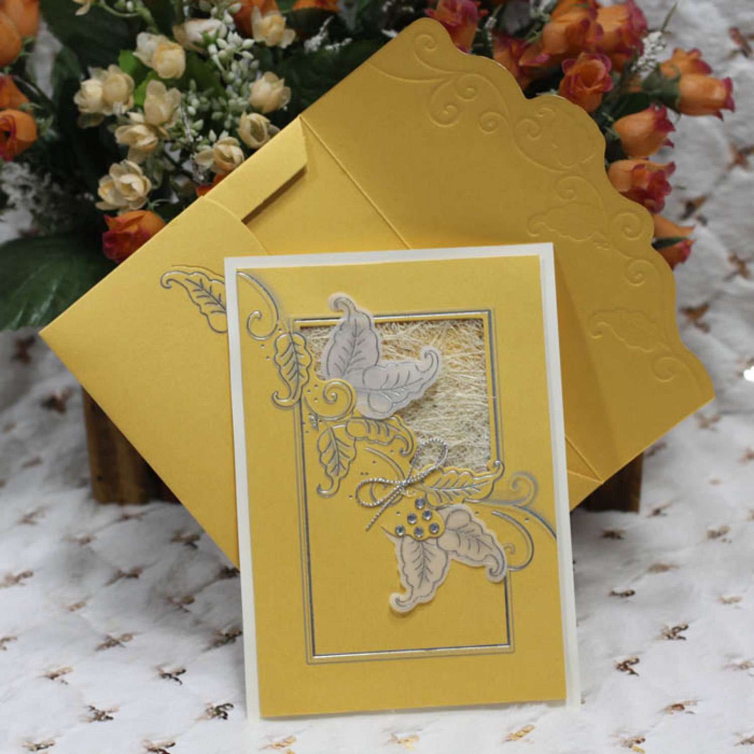Modern Invitation Card with Envelope Luxurious Invitation Card 