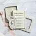 Butterfly Scroll Invitation with Paper Box Wedding Card Customized 