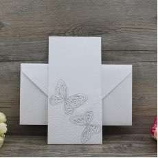 Online Pocket Wedding Invitations with Butterfly
