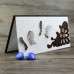 Wooden Invitation 3D  Butterfly Invitation Card With Paper Pocket