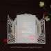 Luxury Metallic Gold Gate Laser Cut Wedding Invitations
